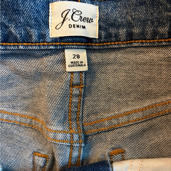 J.Crew Billie Demi Boot Crop Jeans 9” High Rise Button Fly Raw Hem 28 - Picture 5 of 11